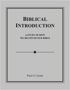 Biblical Introduction
