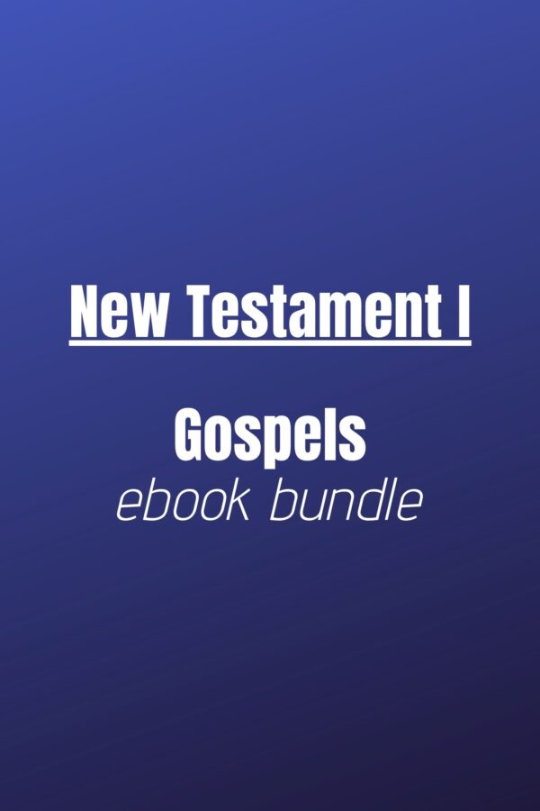 NT1 Gospels Ebook Bundle - New Testament 1: Gospels