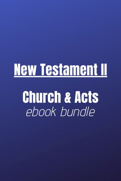 Ebook Bundle - New Testament 2: Church and Acts
