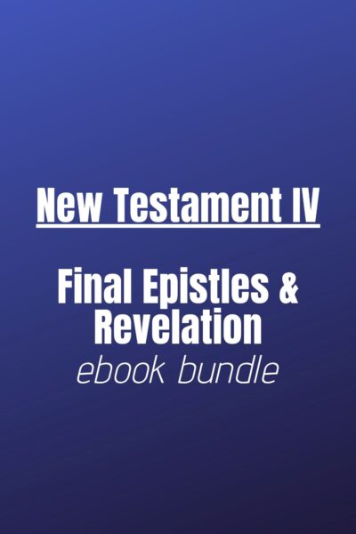 Ebook Bundle - New Testament 4: Final Epistles and Revelation